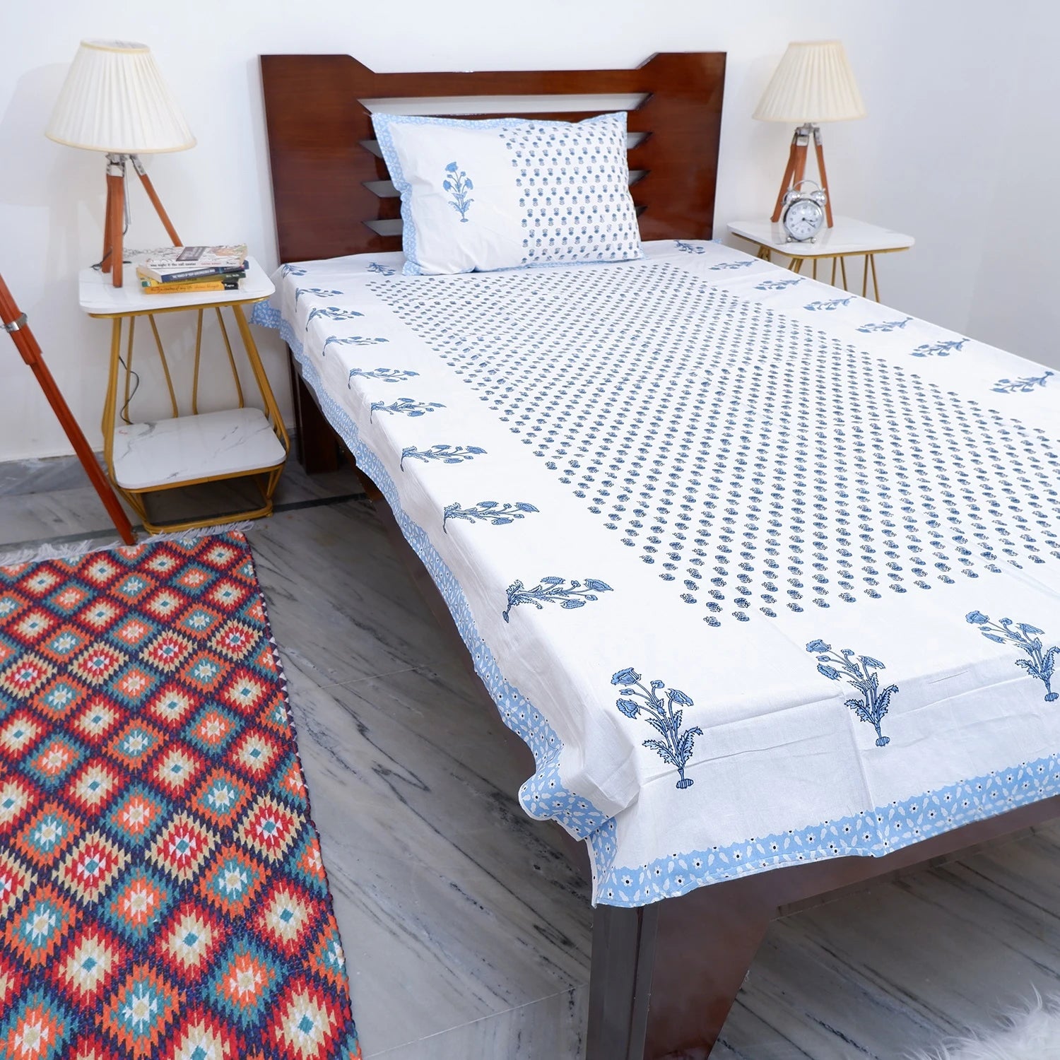 100% Pure Cotton Bed Sheet | Mouni